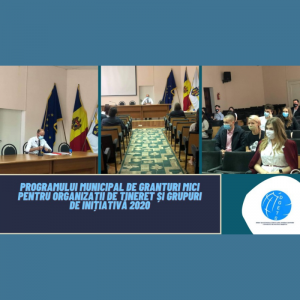 Pe 28 septembrie 2020 s-a da start programelor pentru tinerii din capitală, câștigate în cadrul Programului municipal de granturi mici pentru organizații de tineret și grupuri de inițiativă 2020