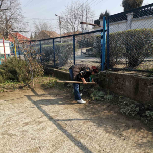 Lucrări de salubrizare în Grădinița Nr.167